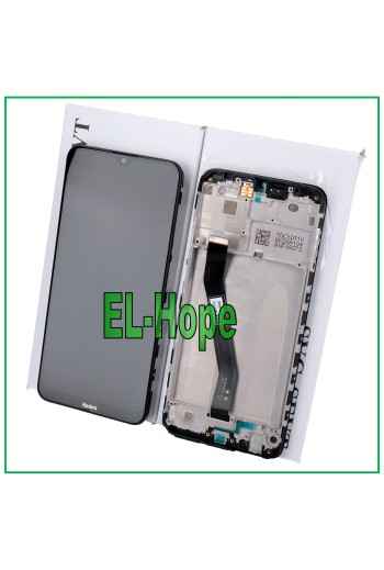 LCD-DISPLAY + RAHMEN ORIGINAL XIAOMI REDMI 8 M1908C3IG TOUCHSCREEN SCHWARZES GLAS