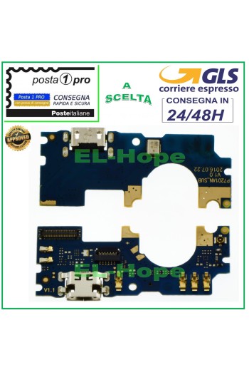 LADEANSCHLUSS WIKO UFEEL PRIME 4G + MIKROFON-DOCK PCB MICRO-USB-LADEN 