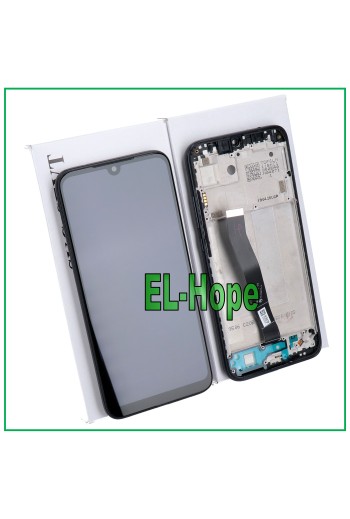 ORIGINAL LCD-DISPLAY + RAHMEN XIAOMI REDMI 7 M1810F6LE G TOUCHSCREEN SCHWARZES GLAS