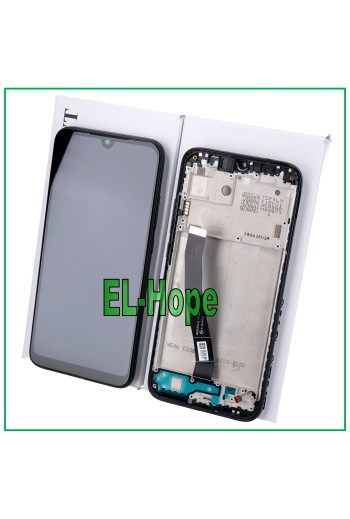 ORIGINAL LCD-DISPLAY + RAHMEN XIAOMI REDMI 7 M1810F6LE G TOUCHSCREEN SCHWARZES GLAS
