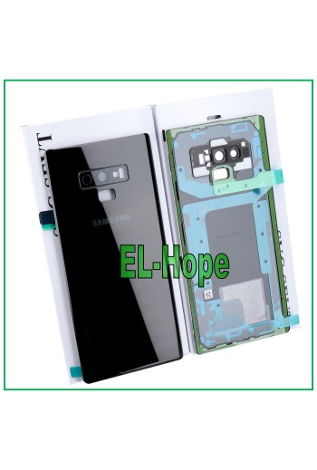 ORIGINAL SAMSUNG GALAXY NOTE 9 SM-N960 BATTERIEABDECKUNG SCHWARZE RÜCKSEITE