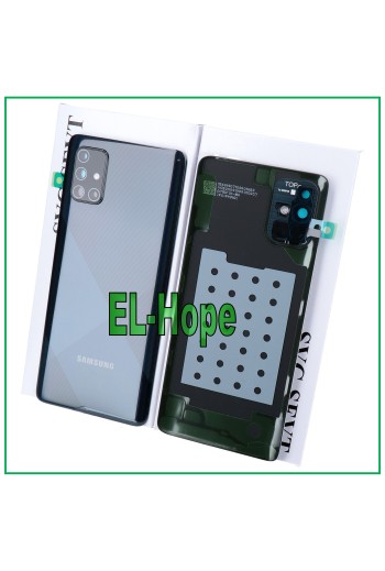 ORIGINAL SAMSUNG GALAXY A71 SM-A715 BATTERIEABDECKUNG SCHWARZ RÜCKSEITE