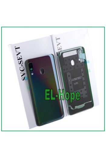 ORIGINAL SAMSUNG GALAXY A40 SM-A405 BATTERIEABDECKUNG SCHWARZ RÜCKSEITE