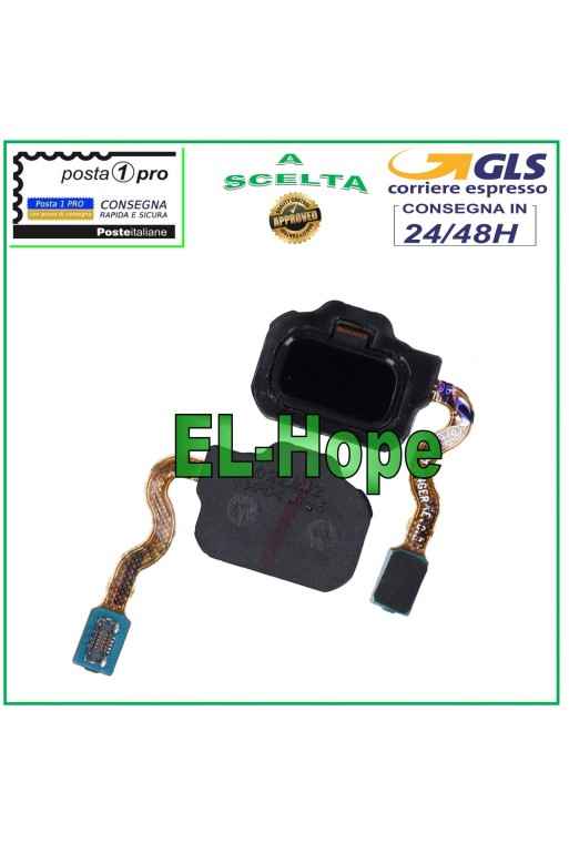 HOME-TASTE FÜR SAMSUNG GALAXY S8 SM-G950F FINGERABDRUCK FINGERABDRUCKSENSOR SCHWARZ