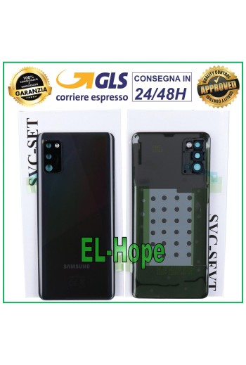 ORIGINAL SAMSUNG GALAXY A41 SM-A415 BATTERIEABDECKUNG SCHWARZ RÜCKSEITE