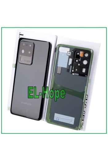 ORIGINAL SAMSUNG GALAXY S20 ULTRA SM-G988 BATTERIEABDECKUNG RÜCKSEITE GLAS SCHWARZ
