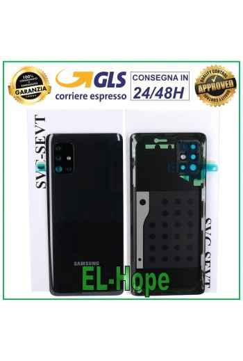 ORIGINAL SAMSUNG GALAXY A51 5G SM-A516 AKKU-ABDECKUNG SCHWARZ RÜCKSEITE
