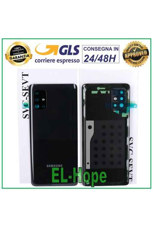 ORIGINAL SAMSUNG GALAXY A51 5G SM-A516 AKKU-ABDECKUNG SCHWARZ RÜCKSEITE