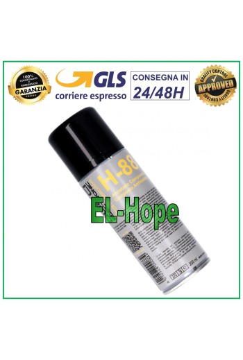 SPRAY ENTFERNT ELEKTROSTATISCHE AUFLADUNGEN ANTISTATISCHE VERBINDUNG 200 ml H-88 DUE CI