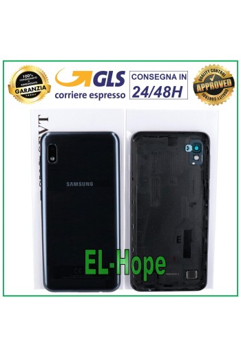 ORIGINAL SAMSUNG GALAXY A10 SM-A105 BATTERIEABDECKUNG SCHWARZE RÜCKSEITE