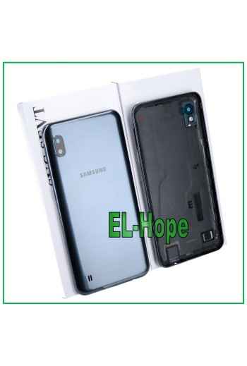 ORIGINAL SAMSUNG GALAXY A10 SM-A105 BATTERIEABDECKUNG SCHWARZE RÜCKSEITE