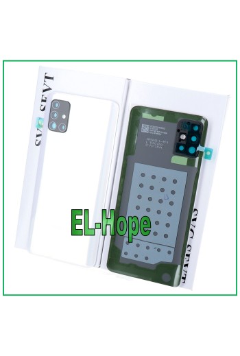 ORIGINAL SAMSUNG GALAXY A51 SM-A515 AKKU-COVER BACKCOVER WEISS
