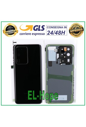 ORIGINAL SAMSUNG GALAXY S20 ULTRA SM-G988 RÜCKSEITE SCHWARZ