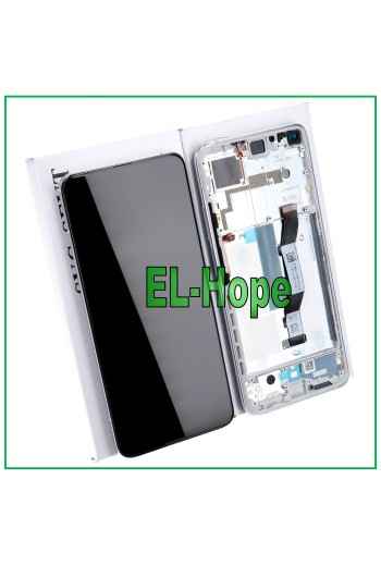 ORIGINALRAHMEN LCD-DISPLAY XIAOMI Mi 10T /10T Pro REDMI K30S TOUCH SILBERGLAS