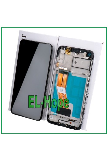 ORIGINAL LCD-DISPLAY + RAHMEN SAMSUNG GALAXY M11 SM-M115F M115 TOUCHSCREEN SCHWARZ