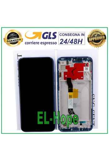 LCD-DISPLAY + ORIGINALRAHMEN XIAOMI REDMI NOTE 8T M1908C3XG TOUCHSCREEN BLAU
