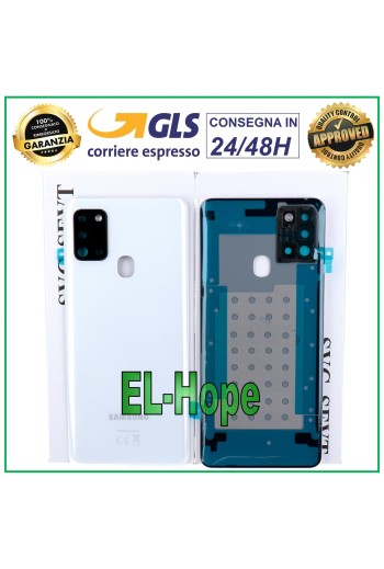 ORIGINAL SAMSUNG GALAXY A21S SM-A217 RÜCKSEITE GLAS WEISS