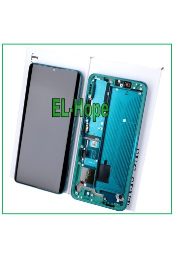 ORIGINAL TOUCH LCD DISPLAY XIAOMI MI NOTE 10 LITE MZB9218EU RAHMEN GRÜN