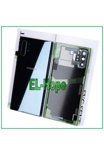ORIGINAL SAMSUNG GALAXY NOTE 10 PLUS SM-N975F SCHWARZES BATTERIEABDECKUNGSGEHÄUSE