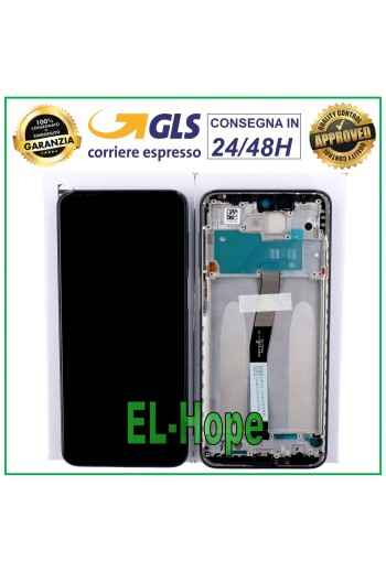 ORIGINAL TOUCH LCD DISPLAY + RAHMEN XIAOMI REDMI NOTE 9 PRO MAX M2003J6B1I SCHWARZ