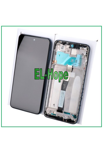 ORIGINAL TOUCH LCD DISPLAY + RAHMEN XIAOMI REDMI NOTE 9 PRO MAX M2003J6B1I SCHWARZ