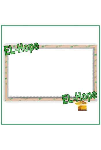 TOUCHSCREEN-GLAS MAJESTIC TAB 411 3G Digitizer 10.1 ORIGINAL WEISS