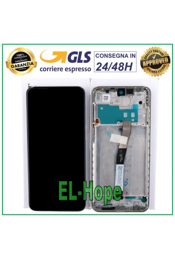 ORIGINAL TOUCH LCD DISPLAY XIAOMI REDMI NOTE 9 PRO MAX M2003J6B1I WEISSER RAHMEN