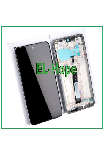 ORIGINAL TOUCH LCD DISPLAY XIAOMI REDMI NOTE 9 PRO MAX M2003J6B1I WEISSER RAHMEN