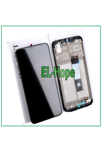 LCD-DISPLAY + RAHMEN ORIGINAL XIAOMI REDMI 9T M2010J19SY TOUCHSCREEN SCHWARZES GLAS