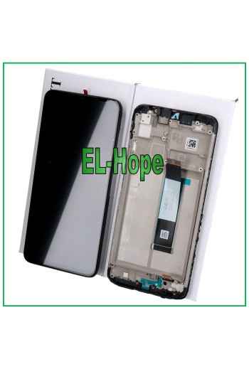 LCD-DISPLAY + RAHMEN ORIGINAL XIAOMI REDMI 9T M2010J19SY TOUCHSCREEN SCHWARZES GLAS
