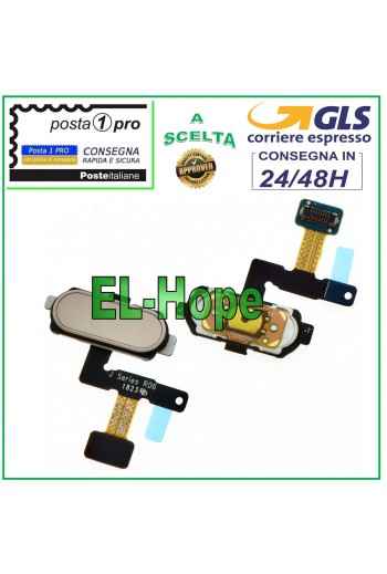 MITTLERE HOME-TASTE SAMSUNG GALAXY J5 J7 2017 J530 J730 FINGERABDRUCKSENSOR GOLD