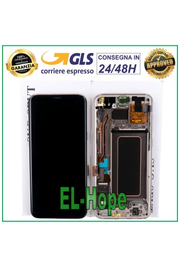 ORIGINALRAHMEN LCD-DISPLAY SAMSUNG GALAXY S8 PLUS SM-G955 TOUCHSCREEN GOLD