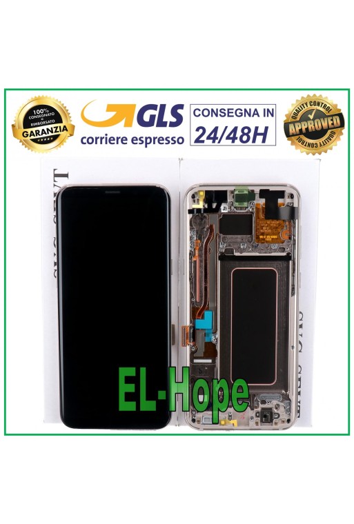 ORIGINALRAHMEN LCD-DISPLAY SAMSUNG GALAXY S8 PLUS SM-G955 TOUCHSCREEN GOLD