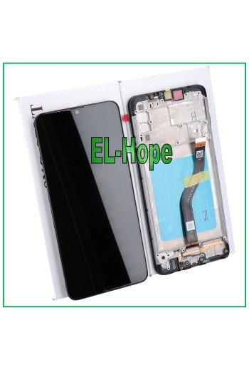 ORIGINAL LCD-RAHMENDISPLAY SAMSUNG GALAXY A20S SM-A207 TOUCHSCREEN SCHWARZES GLAS