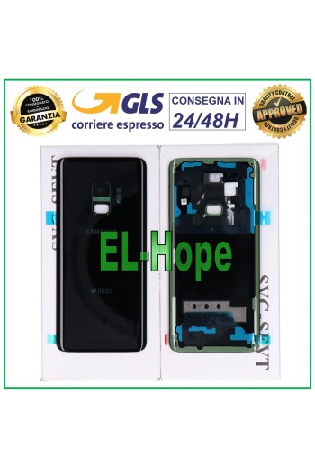 ORIGINAL SAMSUNG GALAXY S9 2018 SM-G960 FN BATTERIEABDECKUNG SCHWARZ