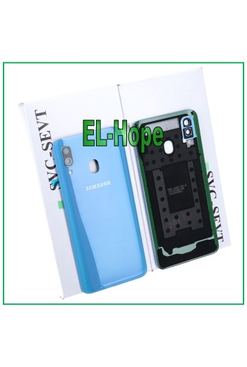 ORIGINAL SAMSUNG GALAXY A40 SM-A405 AKKU-ABDECKUNG BACKCOVER BLAU