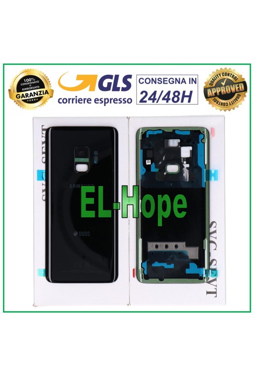 RÜCKSEITE GLAS BATTERIE ORIGINAL SAMSUNG GALAXY S9 2018 SM-G960 FN CASE SCHWARZ RÜCKSEITE GLAS BATTERIE ORIGINAL SAMSUNG GALAXY S9 2018 SM-G960 FN CASE SCHWARZ