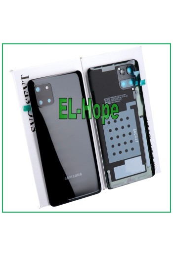 ORIGINAL SAMSUNG GALAXY NOTE 10 LITE SM-N770 SCHWARZE BATTERIERÜCKSEITE