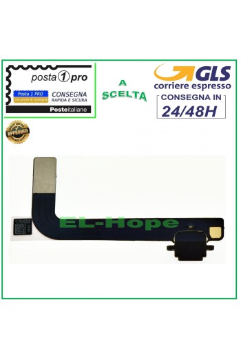 APPLE IPAD 4 LADEANSCHLUSS A1458 A1459 A1460 LADEDOCK FLACH FLEX SCHWARZ
