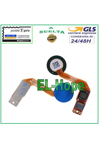 FLACHE FINGERABDRUCKSENSOR-TASTE HUAWEI MATE 20 HMA-L09 L29 BLAU