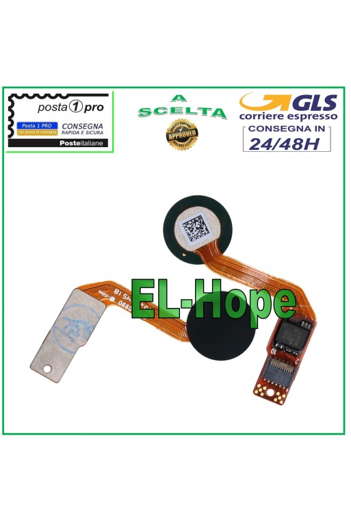 FLACHE FINGERABDRUCKSENSORTASTE HUAWEI MATE 20 HMA-L09 L29 SCHWARZ