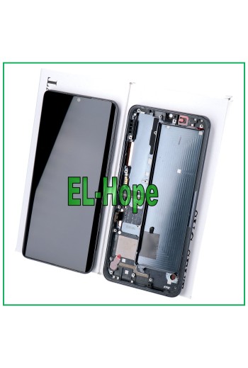 ORIGINALRAHMEN LCD-DISPLAY XIAOMI Mi NOTE 10 /10 Pro TOUCHSCREEN SCHWARZ ANLAUFEND