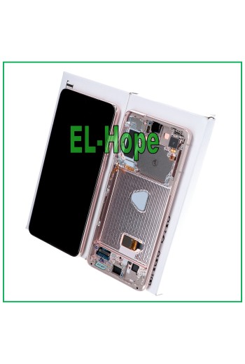 ORIGINAL LCD-DISPLAY + RAHMEN SAMSUNG GALAXY S21 PLUS SM-G996 LILA TOUCHSCREEN
