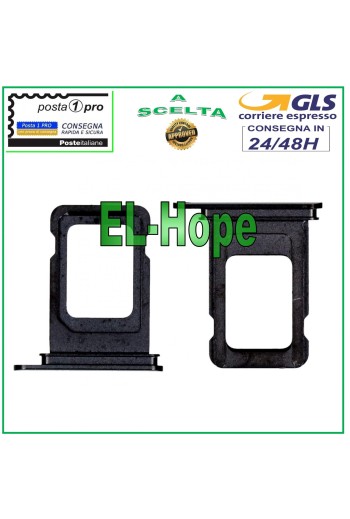 Slot Cart Fach Nano-SIM-Kartenhalter Apple iPhone 11 Pro Schwarz