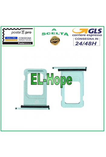 Slot Cart Fach Nano SIM Halter Apple iPhone 11 Kartengehäuse Grün