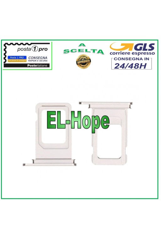Slot Cart Fach Nano SIM Karte Halter Apple iPhone 11 weiß Kartengehäuse