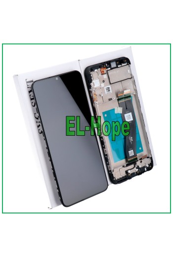 ORIGINAL LCD-DISPLAYRAHMEN SAMSUNG GALAXY M02S SM-M025 TOUCHSCREEN SCHWARZES GLAS