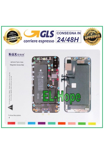 ISCREWS PAD MAGNETISCHE MATTE ILLUSTRIERTE APPLE IPHONE 11 PRO MAX SCHRAUBENDEMONTAGE
