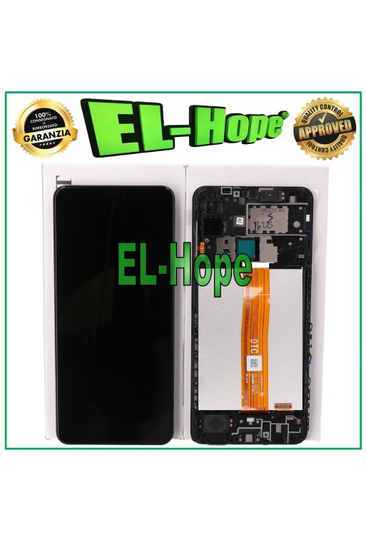 ORIGINALDISPLAY SAMSUNG GALAXY A12 SM-A125 FLACH CDOT TOUCH-RAHMENBILDSCHIRM