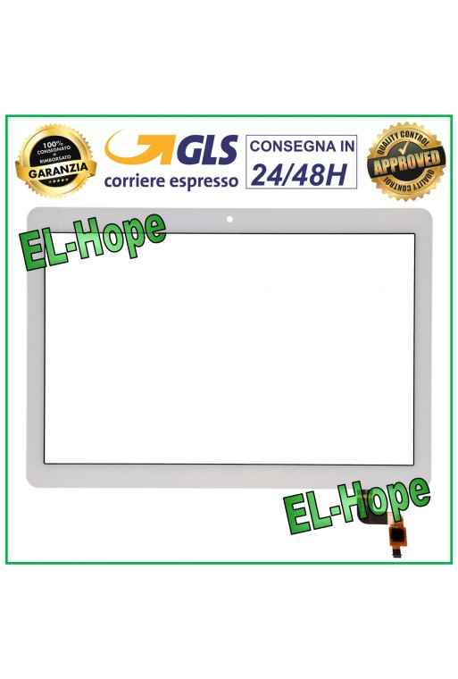 TOUCHSCREEN-GLAS HUAWEI MEDIAPAD T3 10  AGS-L03 AGS-L09 AGS-W09 WEISS WEISS 